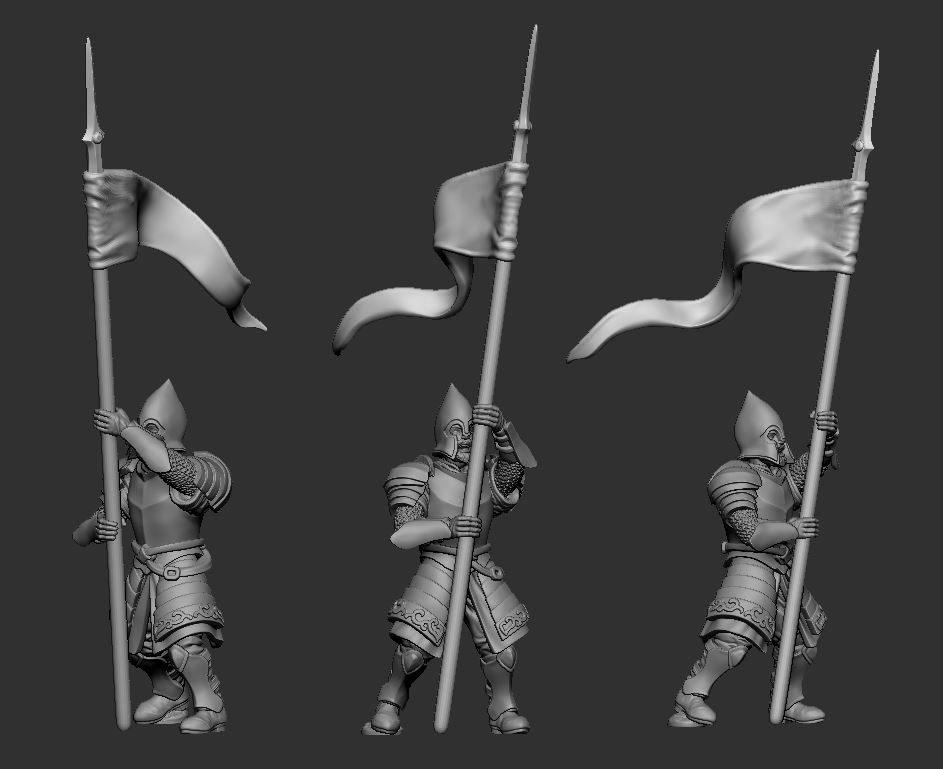 Guard Tower Bannerman and Warhornmen